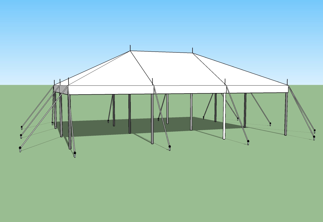20x30 Pole Type Party Tent